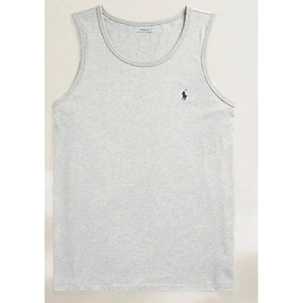 Polo Ralph Lauren 100% Cotton Gray Tank Top Soft Classic Fit Men's Size 4XB NWT